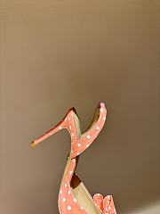 	 Mach&Mach Le Cadeau 100 Polka-dot Slingback Pumps in orange - 3