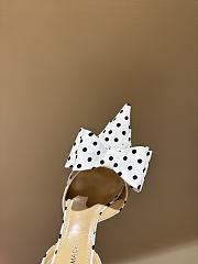 	 Mach&Mach Le Cadeau 100 Polka-dot Slingback Pumps in white - 5