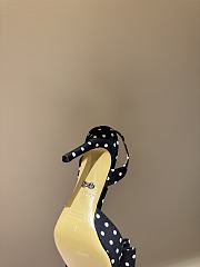 	 Mach&Mach Le Cadeau 100 Polka-dot Slingback Pumps in black - 2