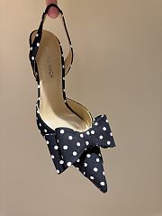 	 Mach&Mach Le Cadeau 100 Polka-dot Slingback Pumps in black - 5