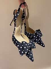 	 Mach&Mach Le Cadeau 100 Polka-dot Slingback Pumps in black - 6