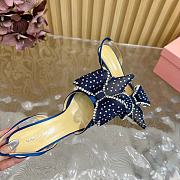 MACH & MACH Cadeau 90 embellished slingback pumps - 5