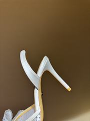 Mach & Mach Le Cadeau slingback pumps white 8.5cm - 5