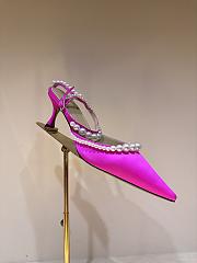 Mach & Mach Pink Pearl Slingback mules 6cm - 1