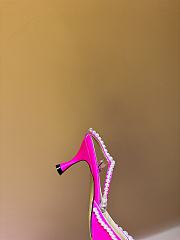 Mach & Mach Pink Pearl Slingback mules 6cm - 6