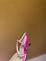 Mach & Mach Pink Pearl Slingback mules 6cm - 5