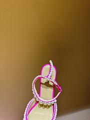 Mach & Mach Pink Pearl Slingback mules 6cm - 3