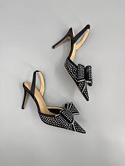 Mach & Mach Le Cadeau slingback pumps black 8.5cm - 6