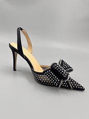 Mach & Mach Le Cadeau slingback pumps black 8.5cm - 5