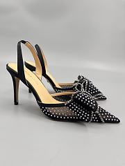 Mach & Mach Le Cadeau slingback pumps black 8.5cm - 2