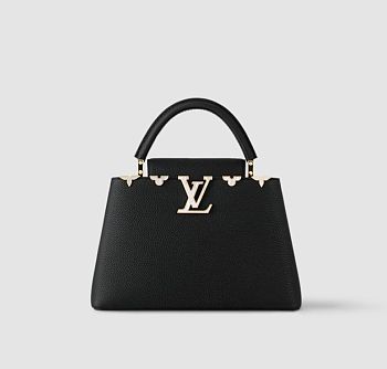 Louis Vuitton Capucines MM Black Taurillon leather - 31x20x11cm