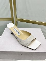 Jimmy Choo Leather Mules Leather 6.5cm - 5