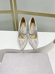 Jimmy Choo White Pump 85/65mm - 1