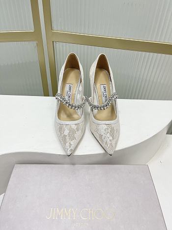 Jimmy Choo White Pump 85/65mm