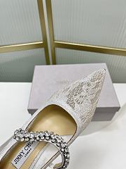 Jimmy Choo White Pump 85/65mm - 5