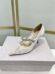 Jimmy Choo White Pump 85/65mm - 4