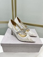 Jimmy Choo White Pump 85/65mm - 2
