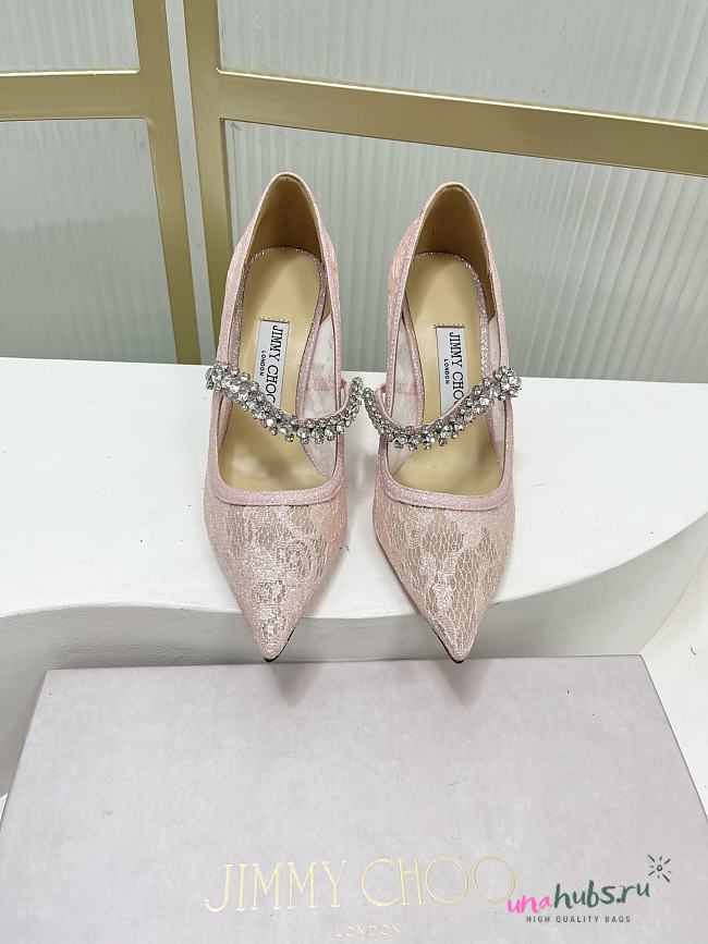 	 Jimmy Choo Pink Pump 85/65mm - 1