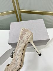 	 Jimmy Choo Beige Pump 85/65mm - 2