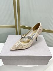 	 Jimmy Choo Beige Pump 85/65mm - 5