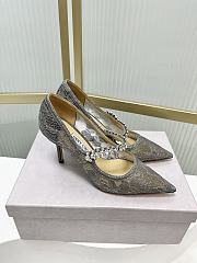 	 Jimmy Choo Grey Pump 85/65mm - 3