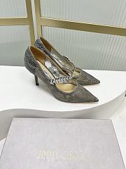 	 Jimmy Choo Grey Pump 85/65mm - 4