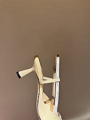 	 Jimmy Choo Camila 65 Beige Patent Slingback Pumps - 6