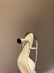 	 Jimmy Choo Camila 65 Beige Patent Slingback Pumps - 4