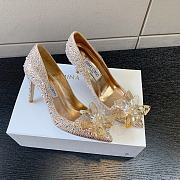 Jimmy Choo Golden Mix Crystal Covered Pointy Toe Pump - 2
