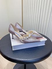 Jimmy Choo Aurelie 65/85 Macaron Glitter Pearl Pumps - 2