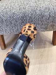 Jimmy Choo Stevie 85/65mm Leopard Print Pony Pumps - 6