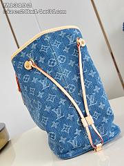 Louis Vuitton Neverfull MM Denim - 31x28x14cm - 6