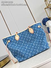 Louis Vuitton Neverfull MM Denim - 31x28x14cm - 4