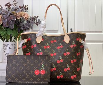 Louis Vuitton Neverfull MM Cherry - 28x14x31cm