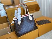 Louis Vuitton Neverfull PM Brown Monogram Red Inside - 29 x 21 x 12cm - 2