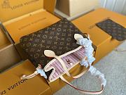 	 Louis Vuitton Neverfull PM Brown Monogram Pink Inside - 29 x 21 x 12cm - 5