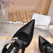 Manolo Blahnik Maidugura 90mm Satin Black Mules - 2