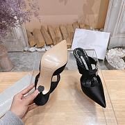 Manolo Blahnik Maidugura 90mm Satin Black Mules - 6