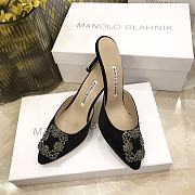 	 Manolo Blahnik Hangisimu mules in black - 2