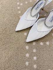 Jimmy Choo Stevie White Pumps - 5