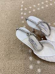 Jimmy Choo Stevie White Pumps - 4