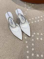 Jimmy Choo Stevie White Pumps - 3