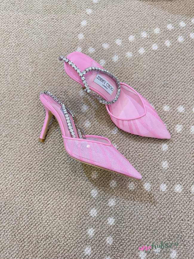 	 Jimmy Choo Stevie Pink Pumps - 1