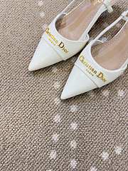 Dior Slingback White - 3