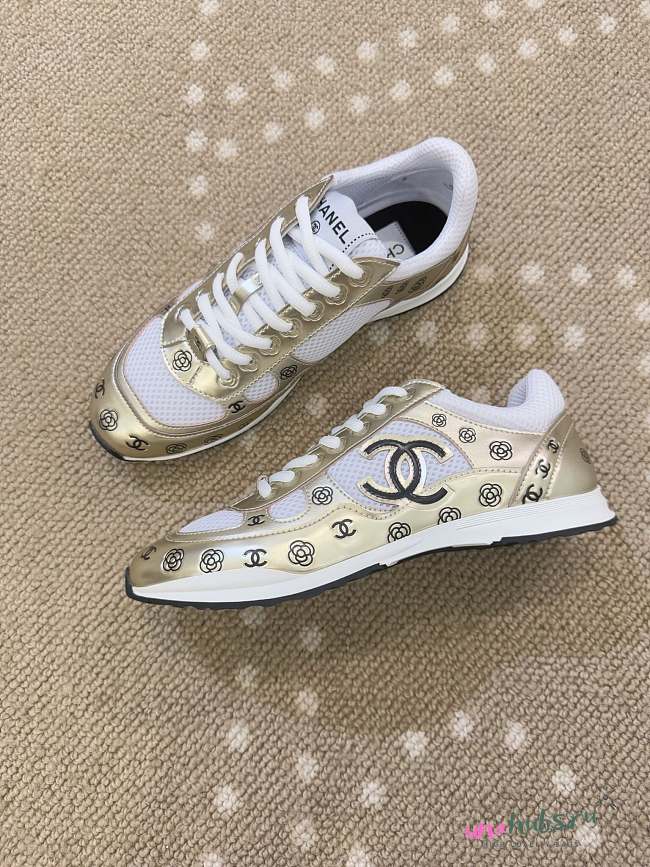 Chanel Gold Sneakers - 1