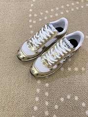 Chanel Gold Sneakers - 5