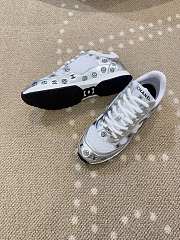 	 Chanel Silver Sneakers - 5