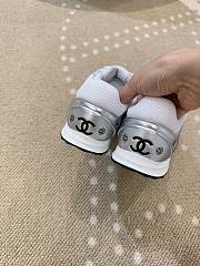 	 Chanel Silver Sneakers - 3
