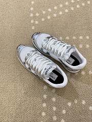 	 Chanel Silver Sneakers - 2