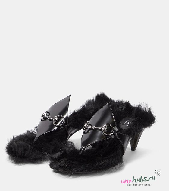 Gucci Horsebit leather thong sandals - 1